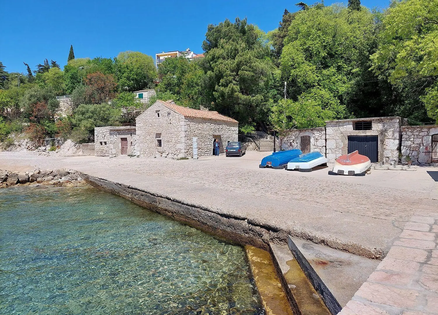 Idyllisches Apartment Nur 400 Meter Zum Sandstrand Mit Meerblick, Wifi Und Privatparkplatz Crikvenica 0*,  Croatia